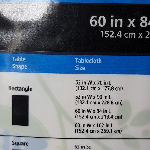 Mainstays Owl Vinyl Tablecloth - 60" X 84" Rectangle NEW - Picture 6 of 7